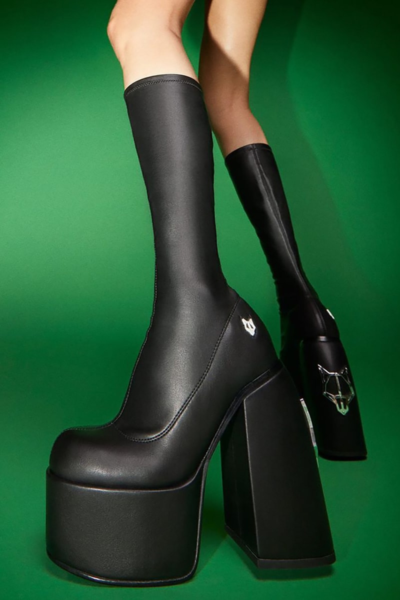Naked Wolfe SPICE Black Stretch Boot TikTok Trend