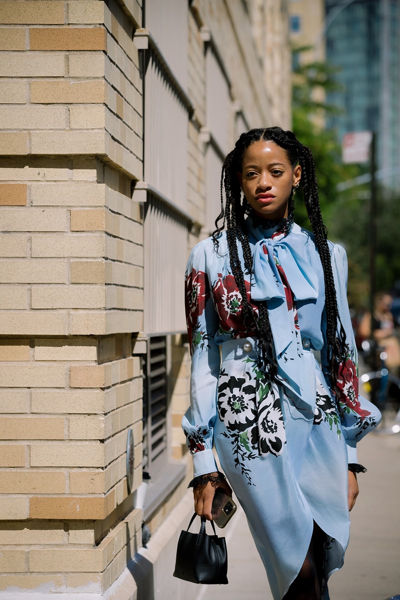 Dress Outfit New York Fashion Week SS22 Best Street Style Trends Spring Summer 2022 Influencer