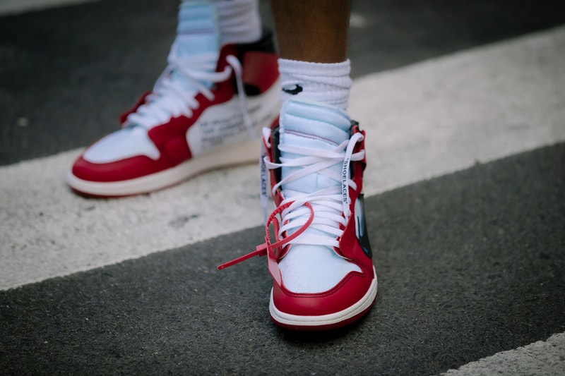 Nike Off-White Sneakers Red New York Fashion Week SS22 Best Street Style Trends Spring Summer 2022 Influencer