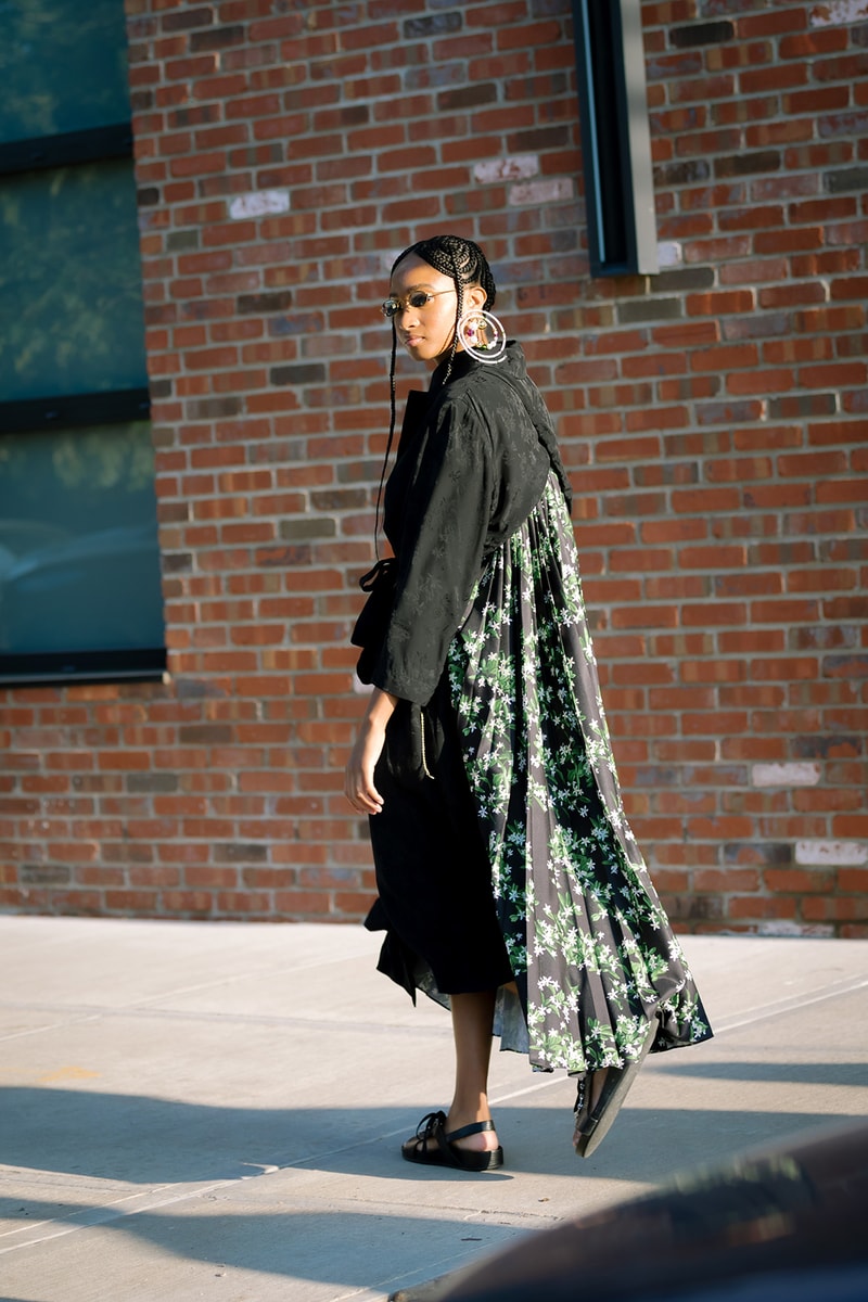 Outfit Earring Dress New York Fashion Week SS22 Best Street Style Trends Spring Summer 2022 Influencer