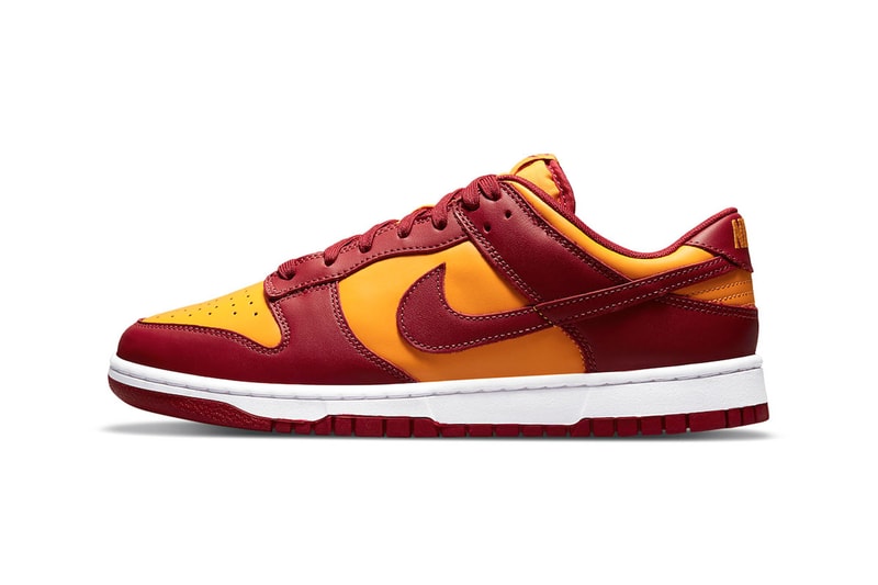 Nike Dunk Low "Midas Gold" side view