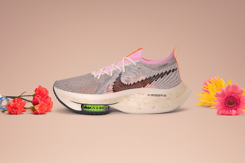 Nike Air Zoom Alphafly Next Nature Sustainable Sneakers Flowers