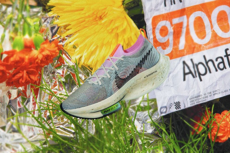Nike Air Zoom Alphafly Next Nature Sustainable Sneakers Flowers Plants