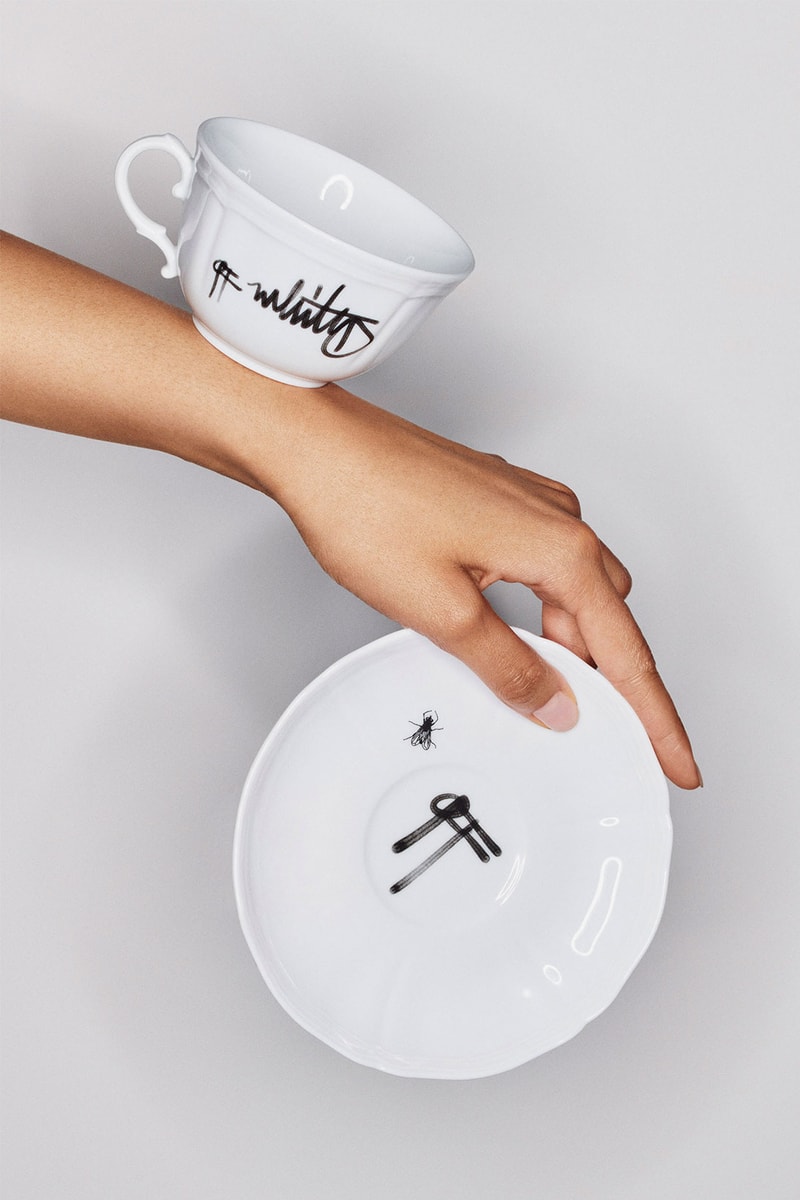 Off-White™x Ginori 1735 collection teacups and saucer