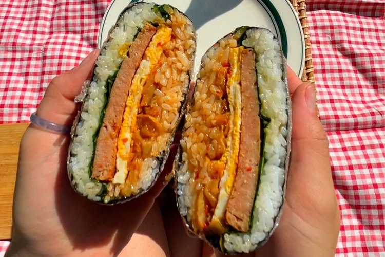 A TikToker Shows Us How To Make Onigirazu With Eggs, Spam and Kimchi