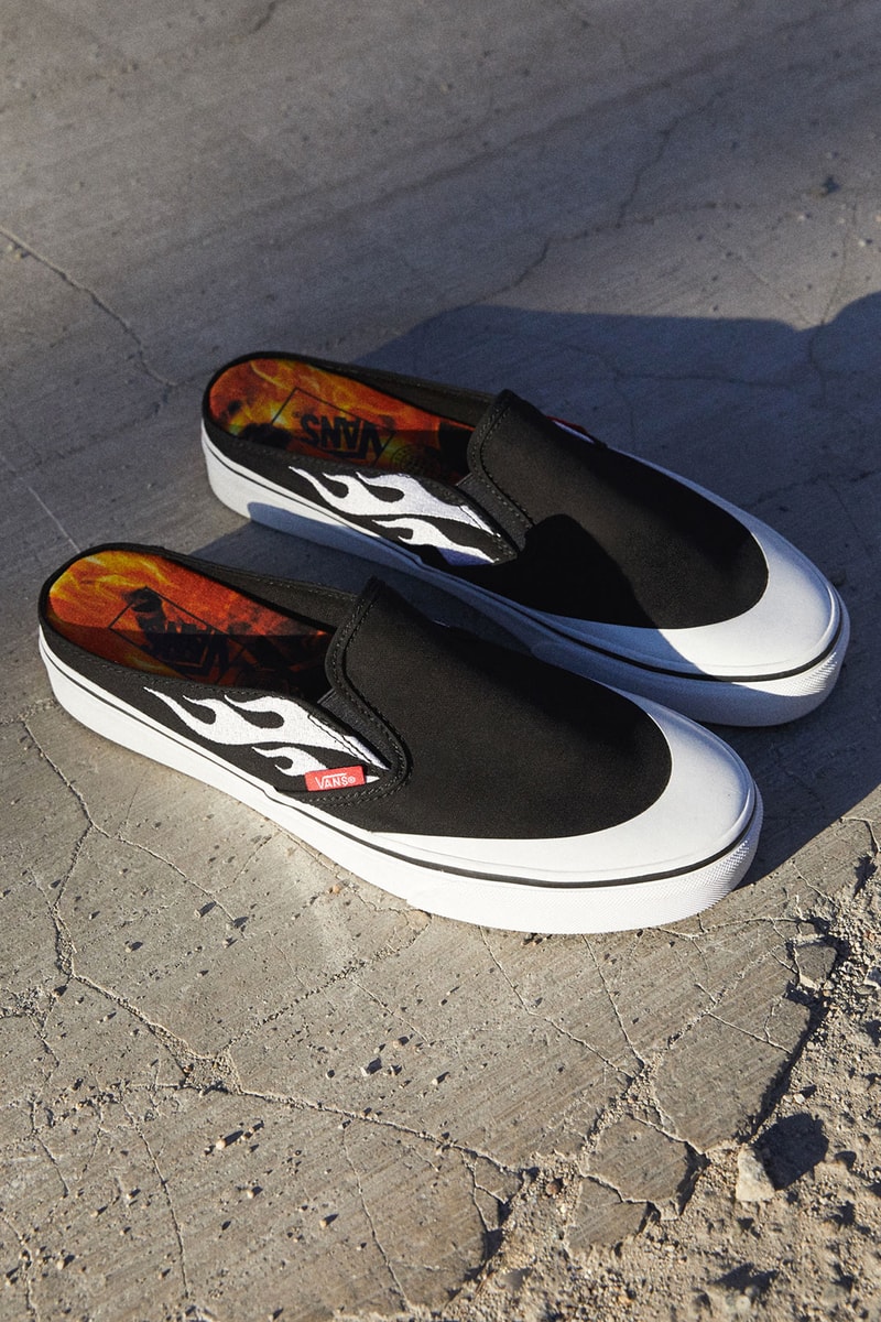 ASAP Rocky PacSun Vans Slip-On Collaboration Mules Details Upper