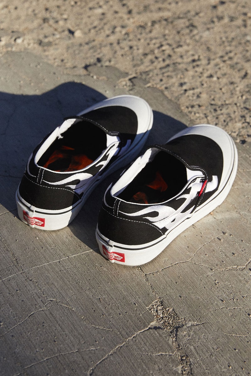 ASAP Rocky PacSun Vans Slip-On Collaboration Sneakers Heel Insole