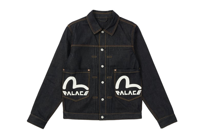 Palace Skateboards Evisu FW21 Collaboration Denim Jacket