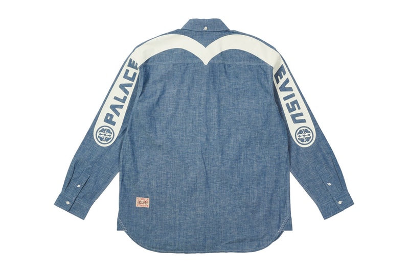 Palace Skateboards Evisu FW21 Collaboration Denim Shirt