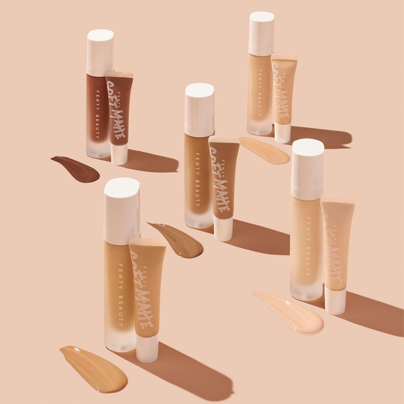 Rihanna Fenty Beauty Foundation Pro Filt'r Mini Soft Matte Shades Swatch Product Packaging