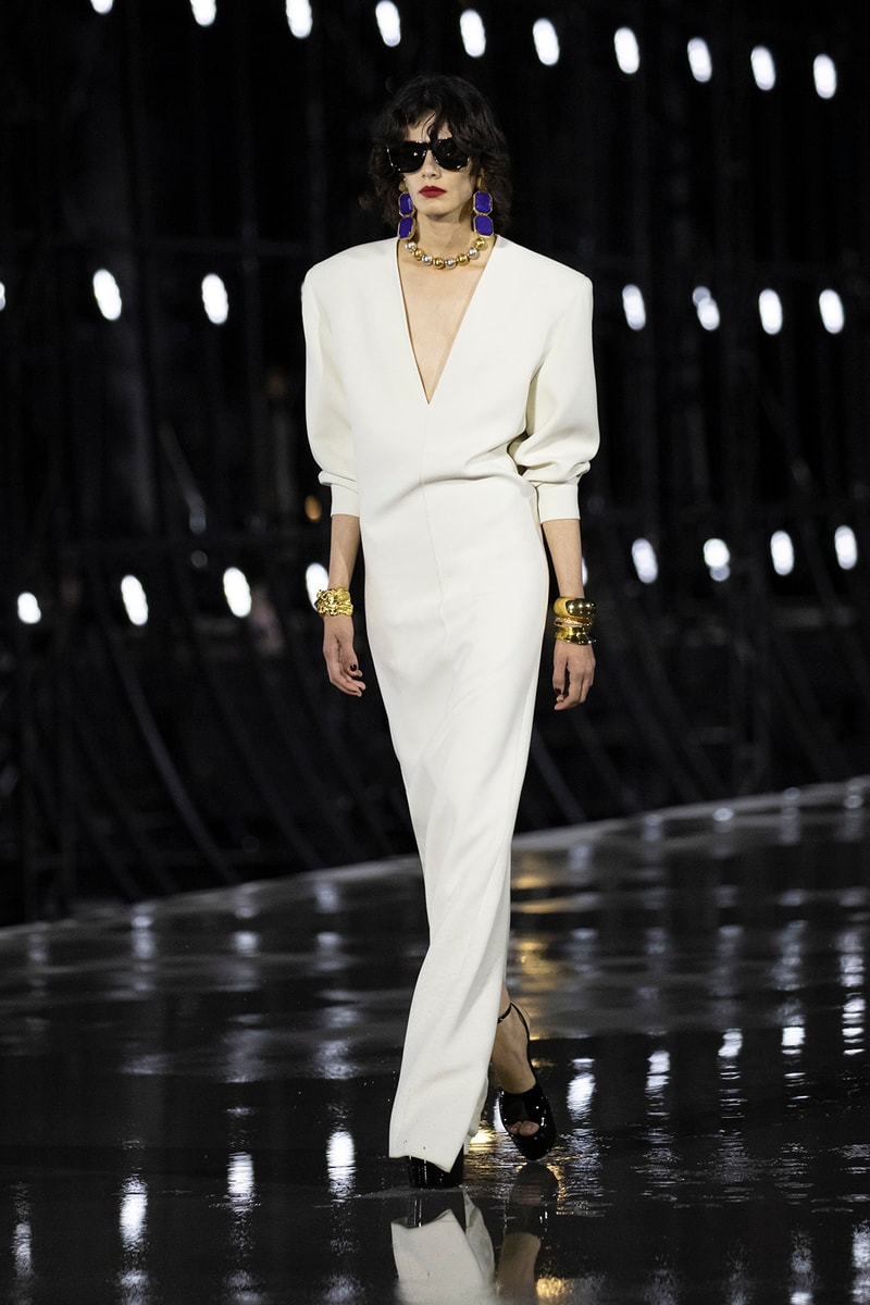 Saint Laurent YSL Spring Summer 2022 SS22 Collection Runway Show Paris Fashion Week Anthony Vaccarello