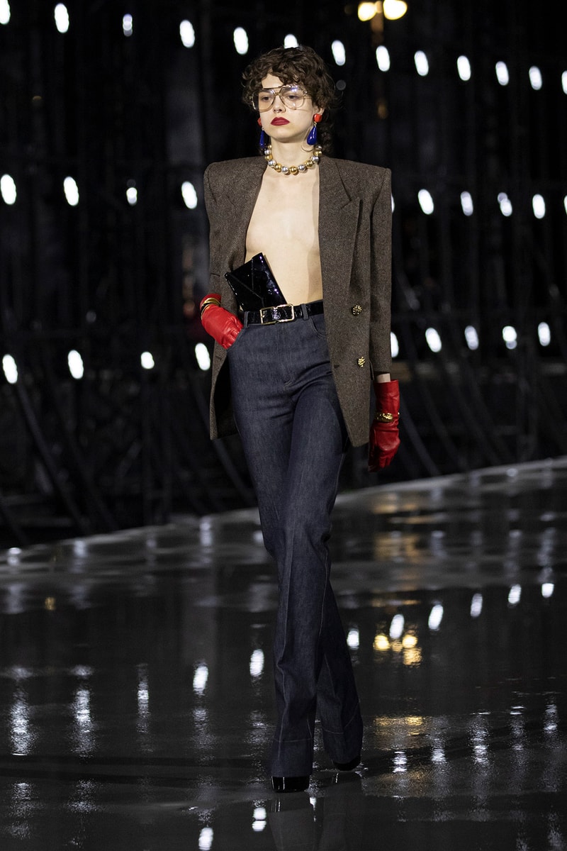 Saint Laurent YSL Spring Summer 2022 SS22 Collection Runway Show Paris Fashion Week Anthony Vaccarello