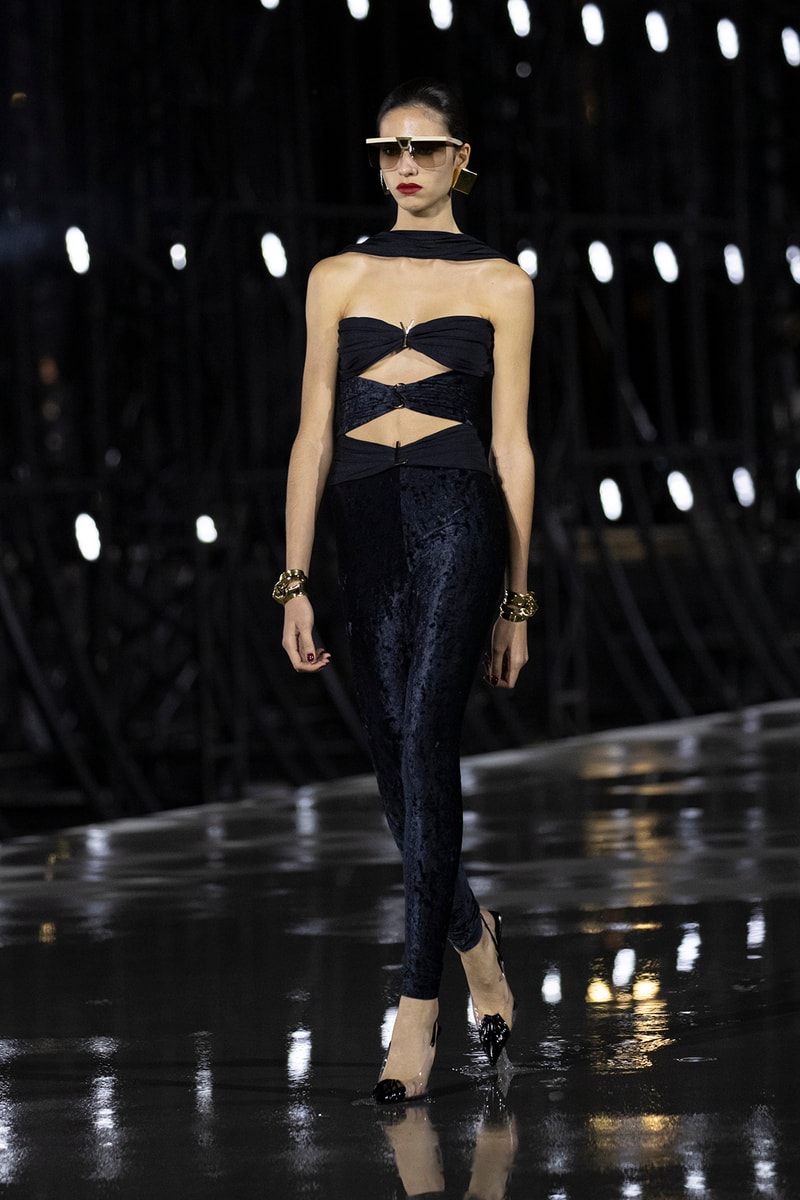 Saint Laurent YSL Spring Summer 2022 SS22 Collection Runway Show Paris Fashion Week Anthony Vaccarello