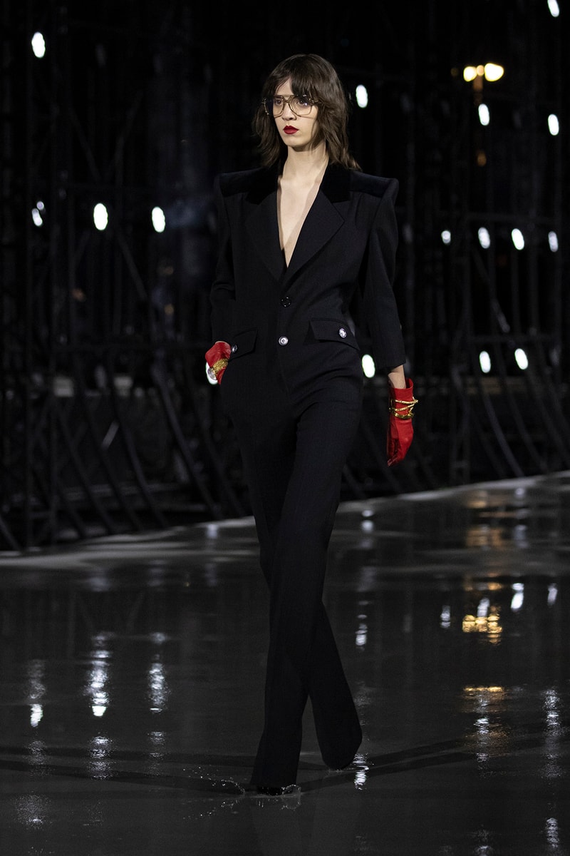Saint Laurent YSL Spring Summer 2022 SS22 Collection Runway Show Paris Fashion Week Anthony Vaccarello