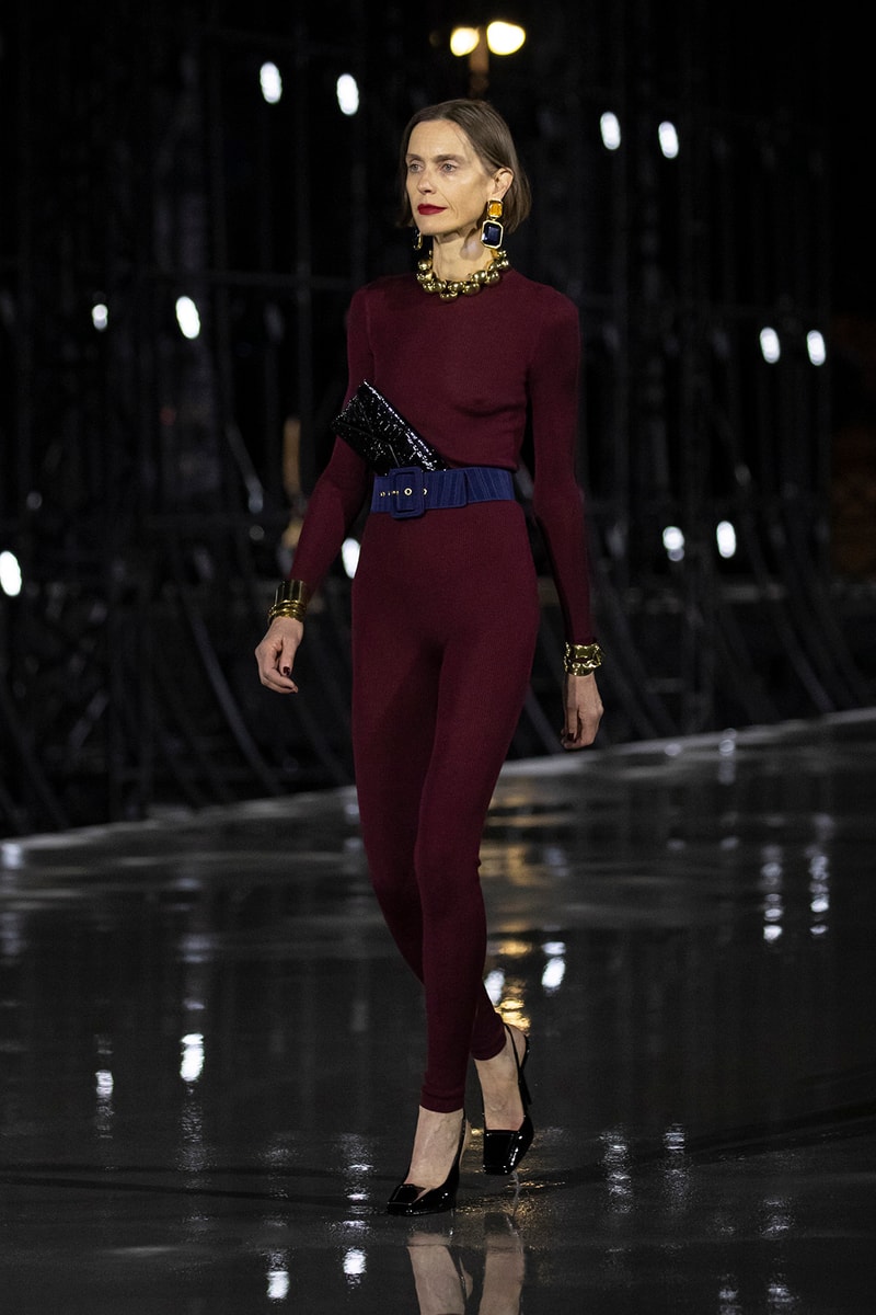 Saint Laurent YSL Spring Summer 2022 SS22 Collection Runway Show Paris Fashion Week Anthony Vaccarello