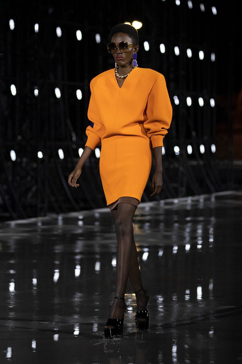 Saint Laurent YSL Spring Summer 2022 SS22 Collection Runway Show Paris Fashion Week Anthony Vaccarello