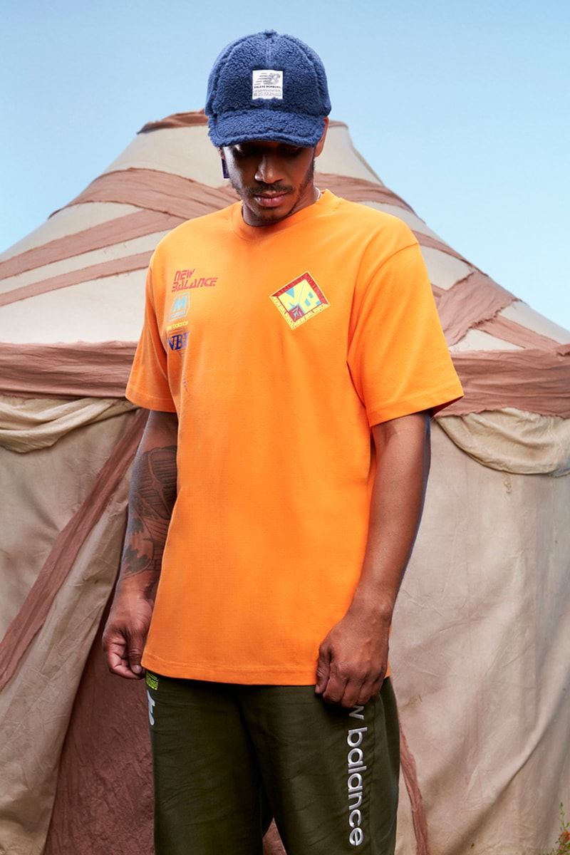 Salehe Bembury New Balance Universal Communication Collaboration Apparel T-shirt Cap