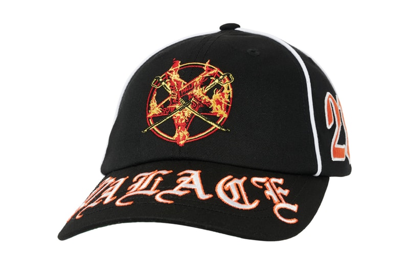 Palace Skateboards Autumn Drop 6 Hat Cap Flame Graphics