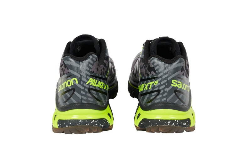 Palace Skateboards Autumn Drop 6 Salomon XT-6 Black Camo Neon Yellow
