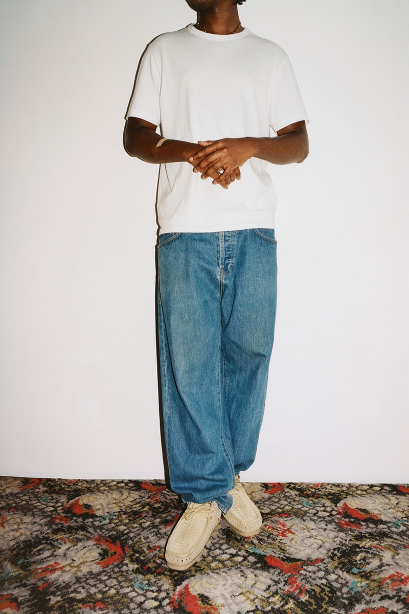 Supreme Clarks Originals Wallabee Collaboration Suede Beige Jeans