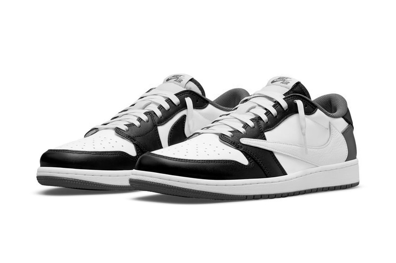 Travis Scott X Air Jordan 1 OG Lows white black gray colorway