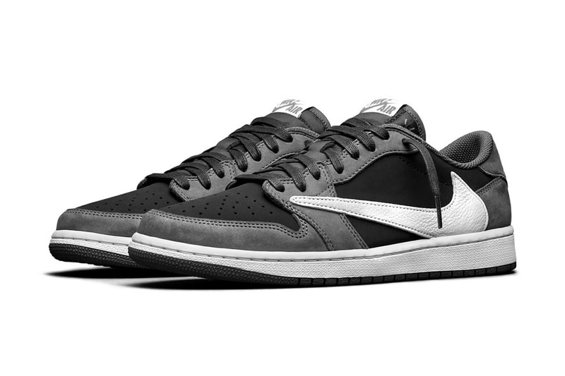 Travis Scott X Air Jordan 1 OG Lows black gray colorway