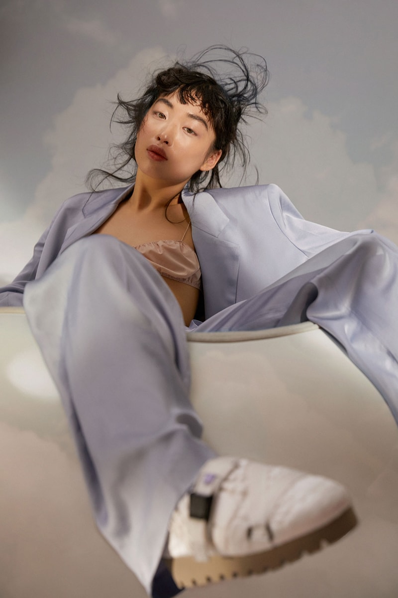 YUME YUME Fall Winter FW21 Living Above Clouds Campshoe White Trousers Suit