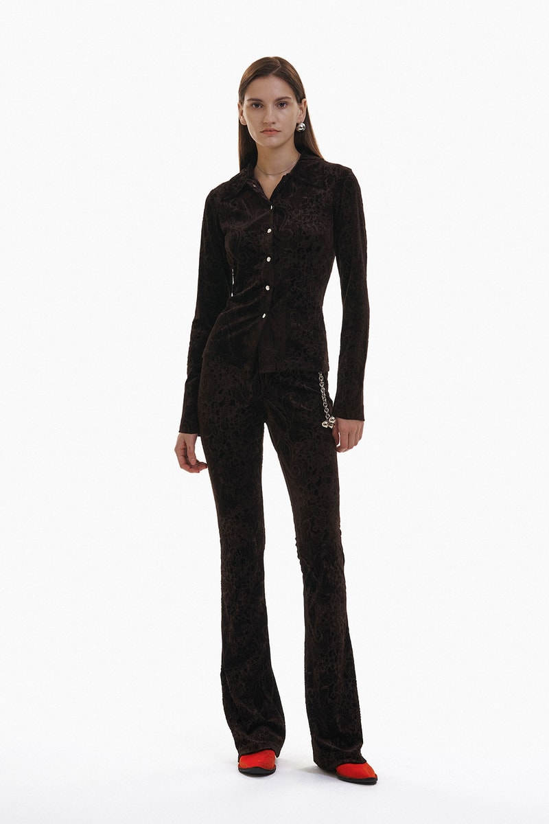 YUNSÉ Fall/Winter 2021 Collection Lookbook Tension and Relaxation Velvet Top Bottom