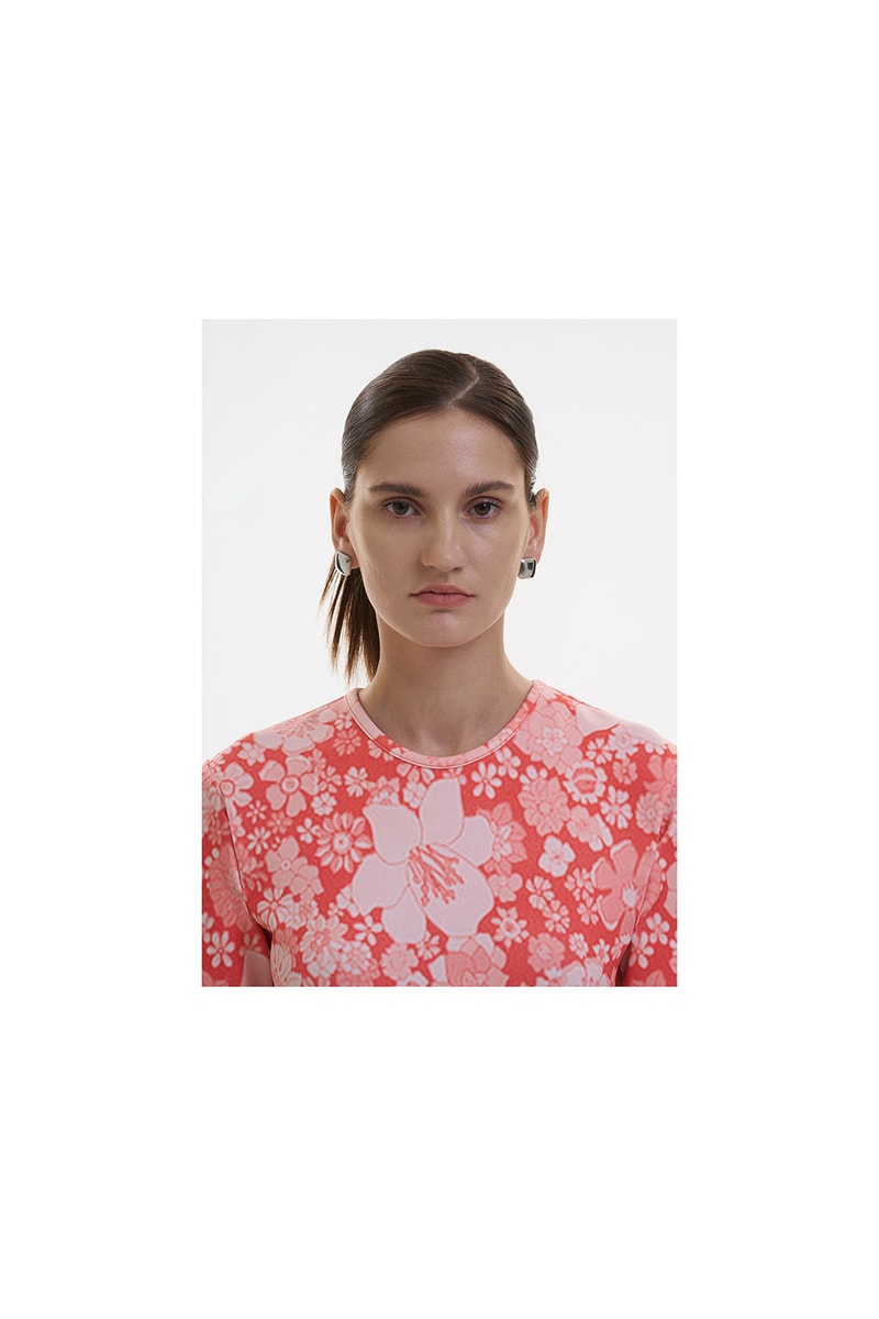 YUNSÉ Fall/Winter 2021 Collection Lookbook Tension and Relaxation Flower Print Tee