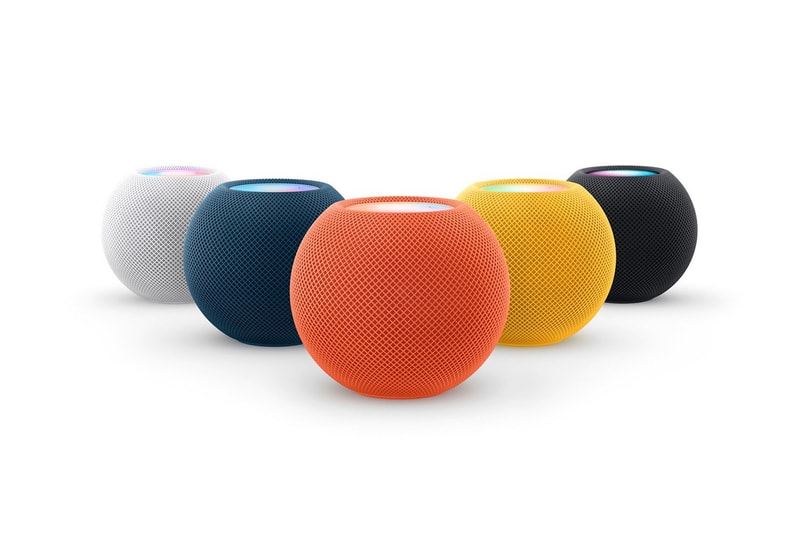 apple homepods mini silver black blue yellow smart speaker technology