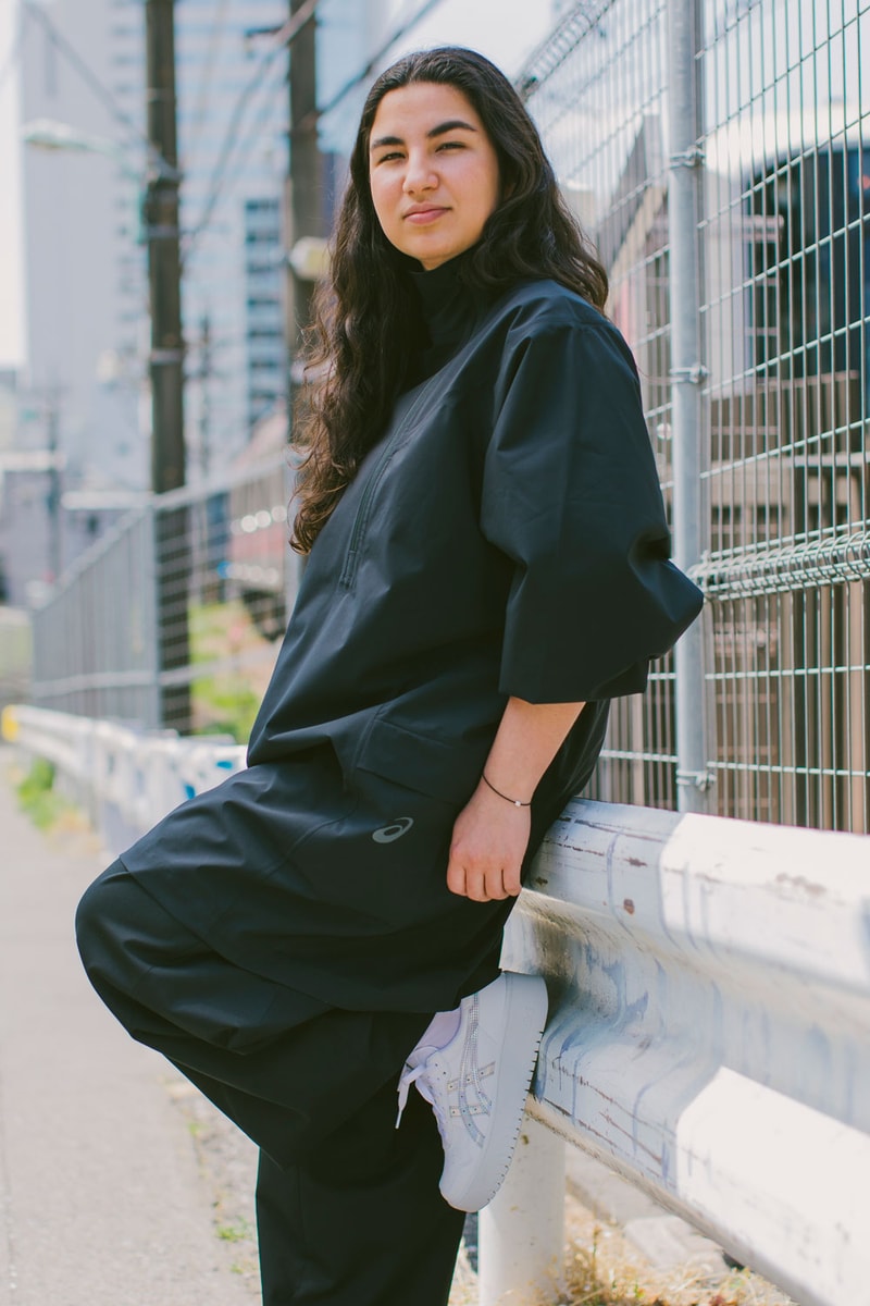 asics a sound mind and a sound body campaign footwear collection japan s pf gel-1130 low top sneakers shoes minimalistic sofia solamente devon suriya jennifer pauline