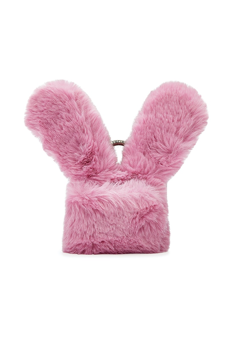 Balenciaga Pink Bunny Apple AirPOds Pro Cases Faux Fur
