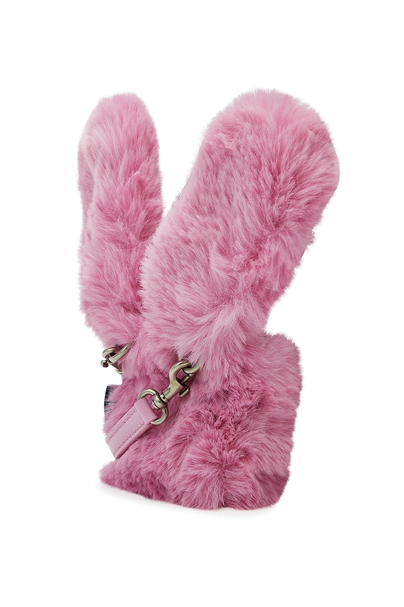 Balenciaga Pink Bunny Apple AirPOds Pro Cases Faux Fur