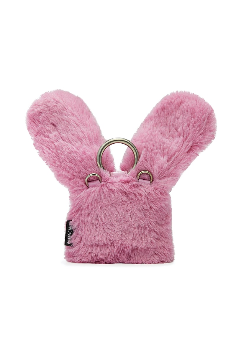 Balenciaga Pink Bunny Apple AirPOds Pro Cases Faux Fur