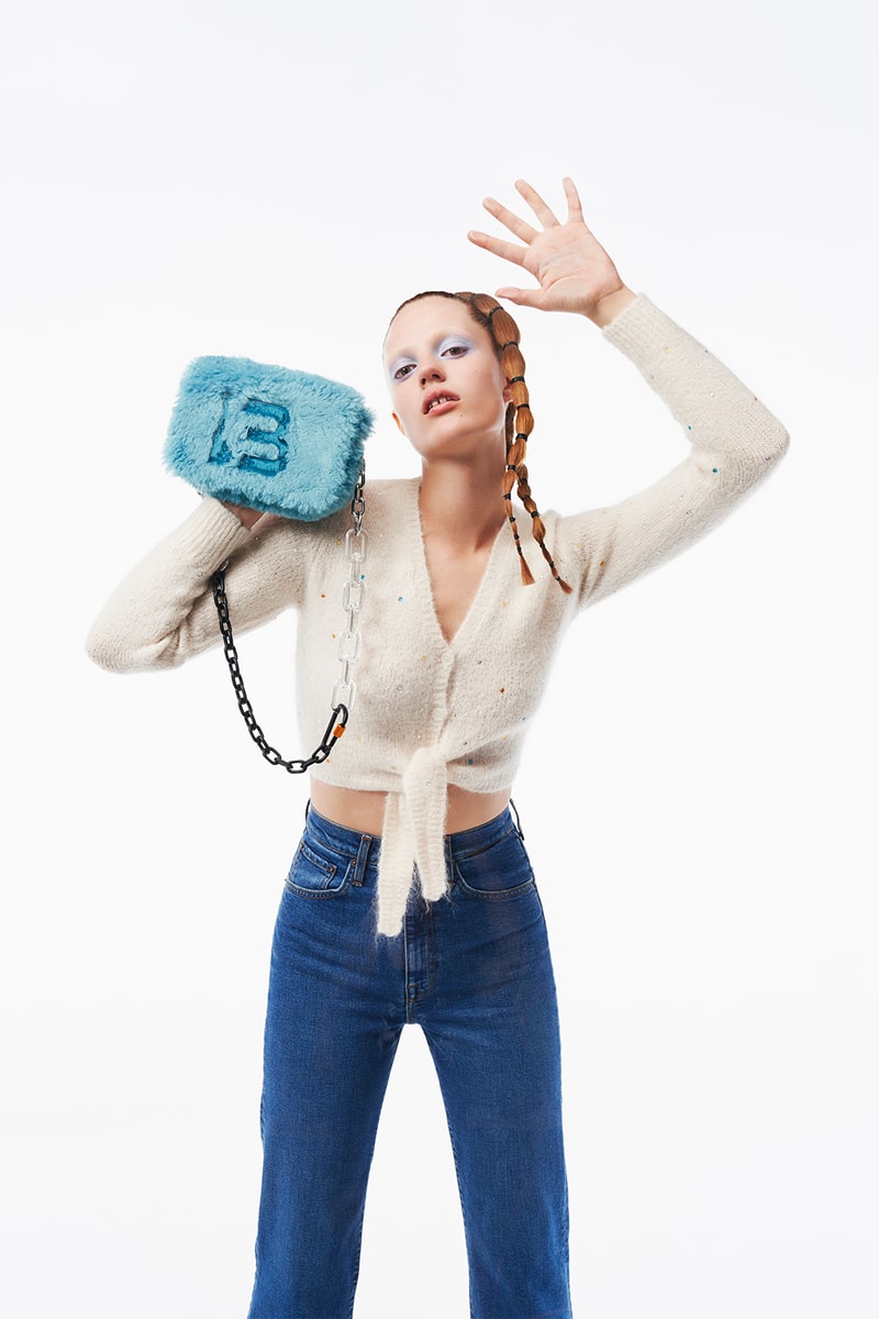BIMBA Y LOLA Fall Winter 2021 FW21 Denim Jeans Pants LB bag Sweater