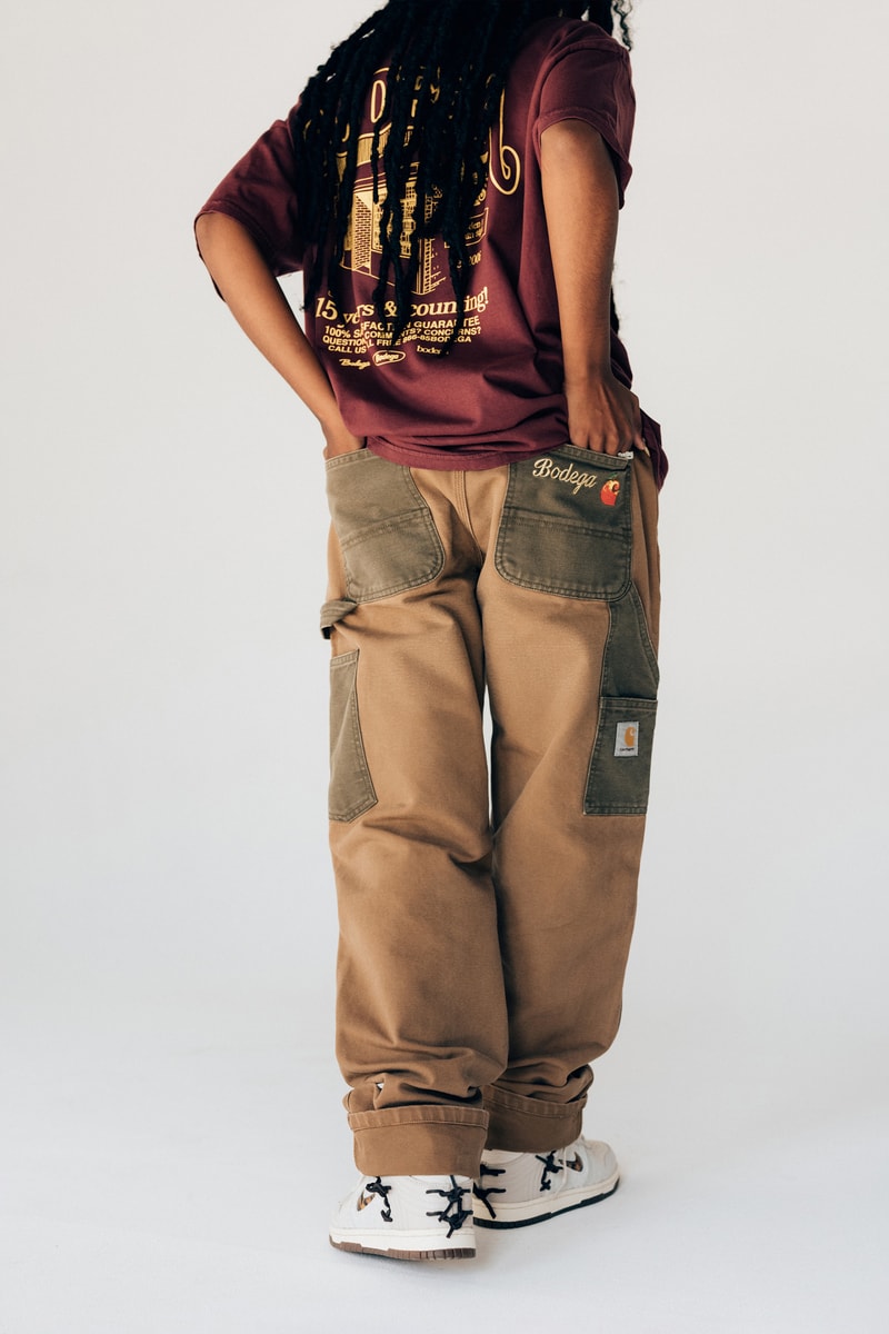 bodega fall winter lookbook drop 1 carhartt wip vest hoodie beanie tshirt tee pants air jordan 11 