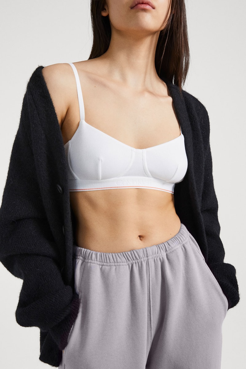 Heron Preston Calvin Klein Fall Season 2 Bra Knit Cardigan Pants