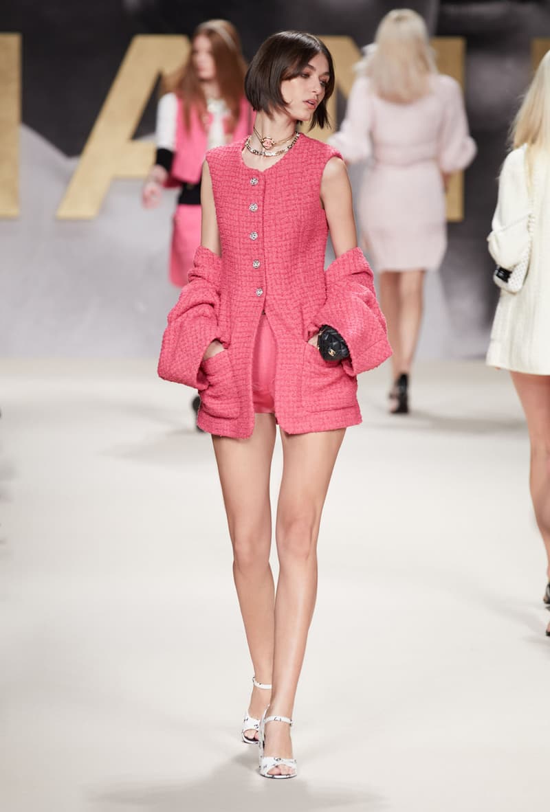 open lace back dress Chanel Coco Beach Collection 2021 - BOPF
