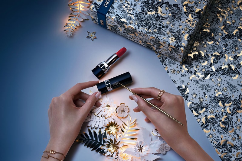 Dior Beauty Makeup Holiday Christmas Collection Lipstick Engraving