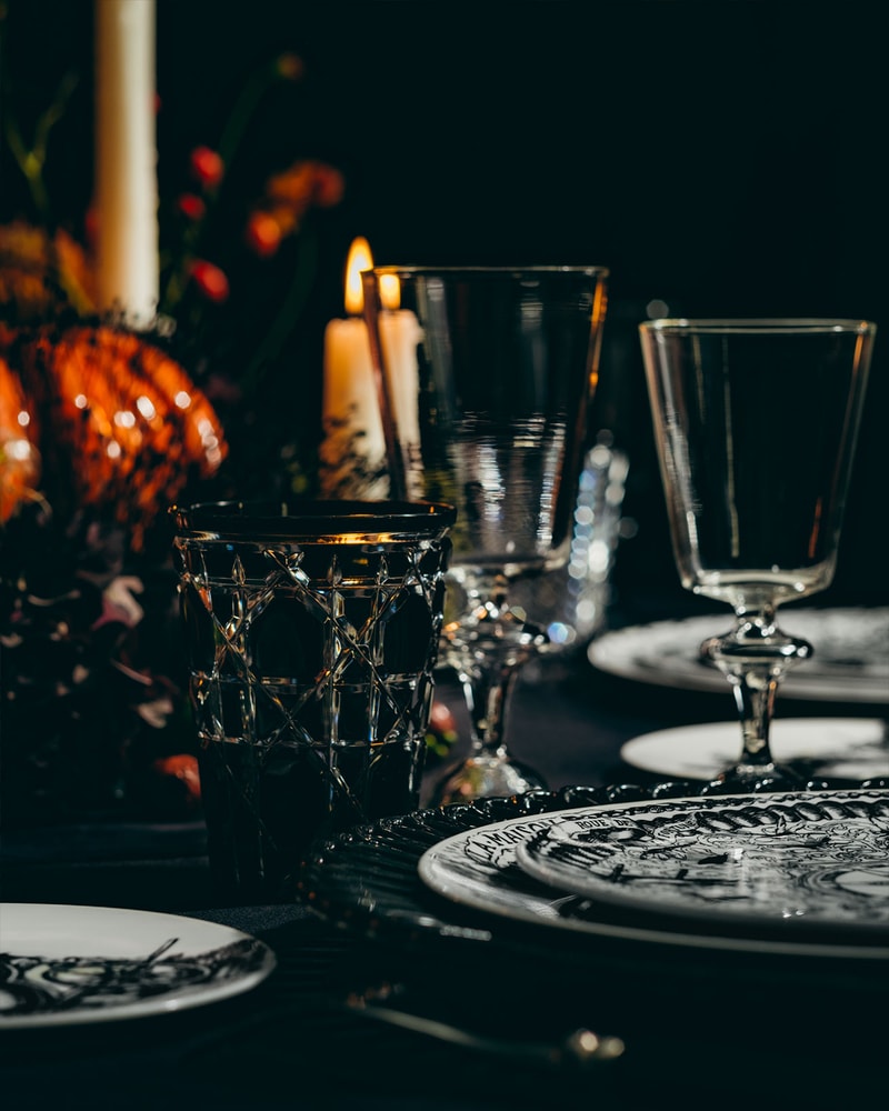 Dior Maison Halloween Table Homeware Decor Ceramic Plates Setting Cup Glass