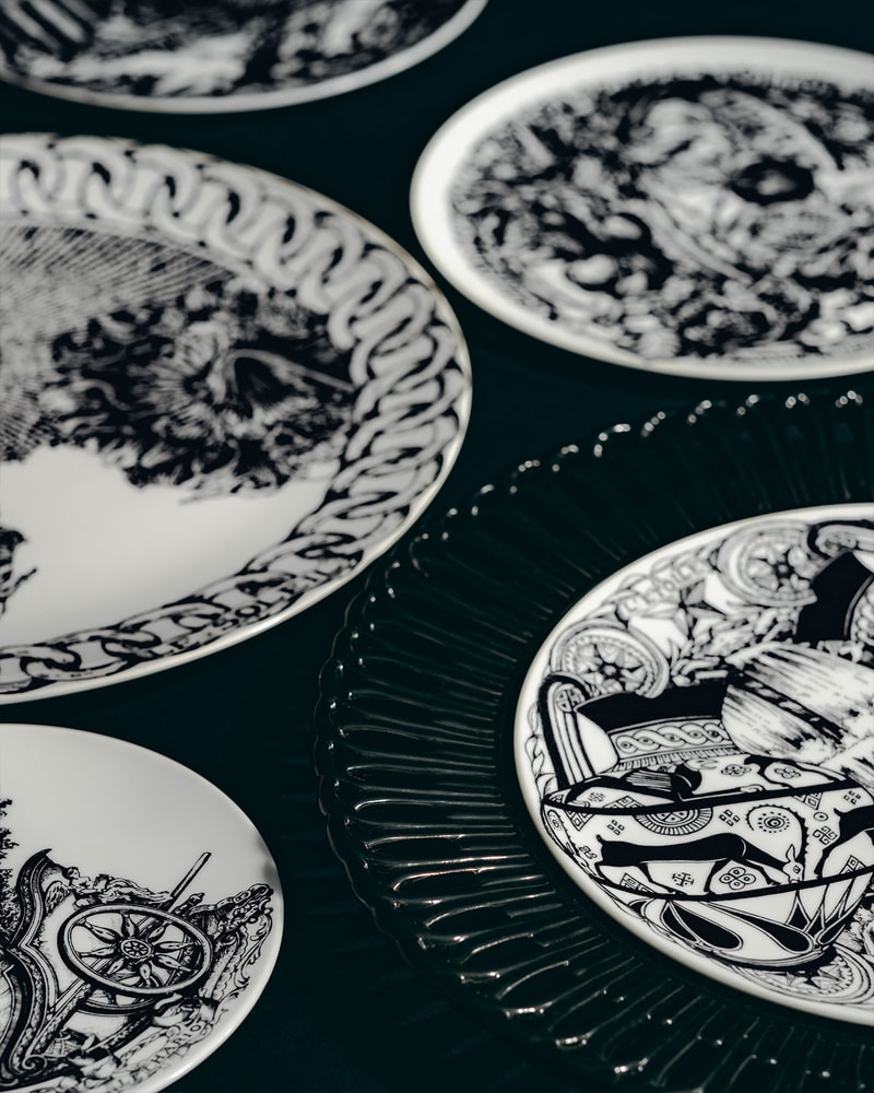 Dior Maison Halloween Table Homeware Decor Ceramic Plates