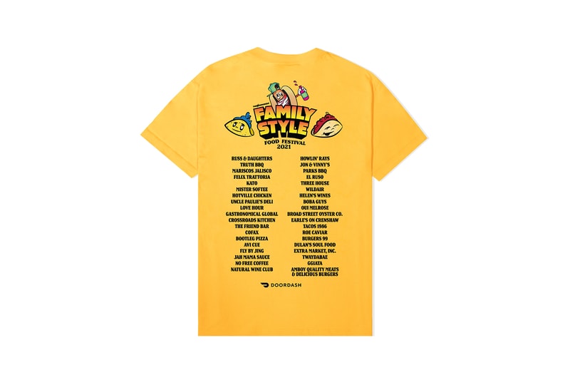 LA Los Angeles Family Style Food Festival Exclusive Merch GUESS Originals Off White Virgil Abloh