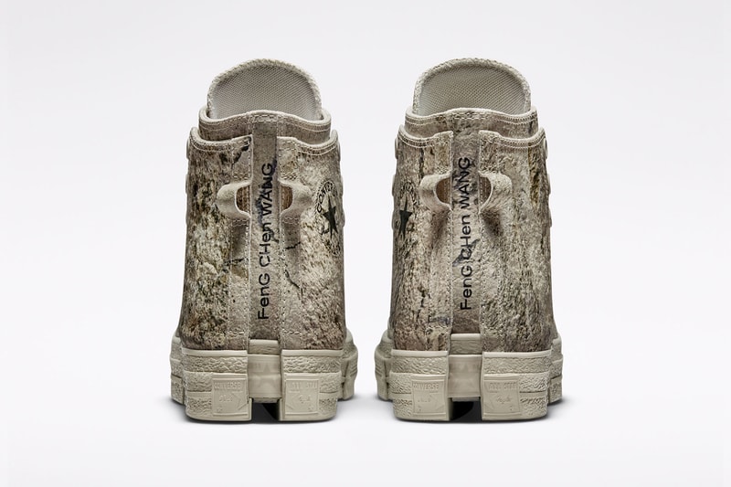 Feng Chen Wang Converse Chuck 70 2-in-1 Collaboration Gray Heel Back