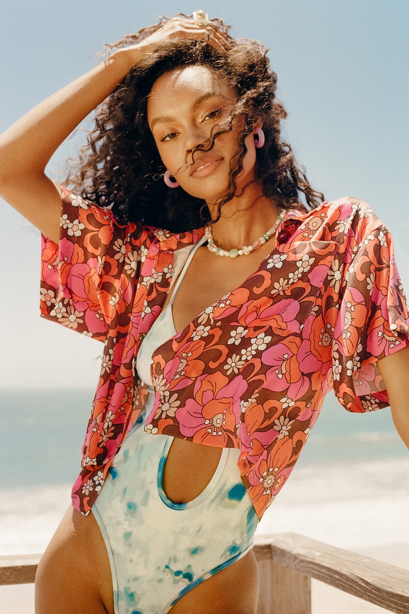 Frankies Bikinis Resort 2022 Collection Drop 1 Campaign Swimwear Shirt