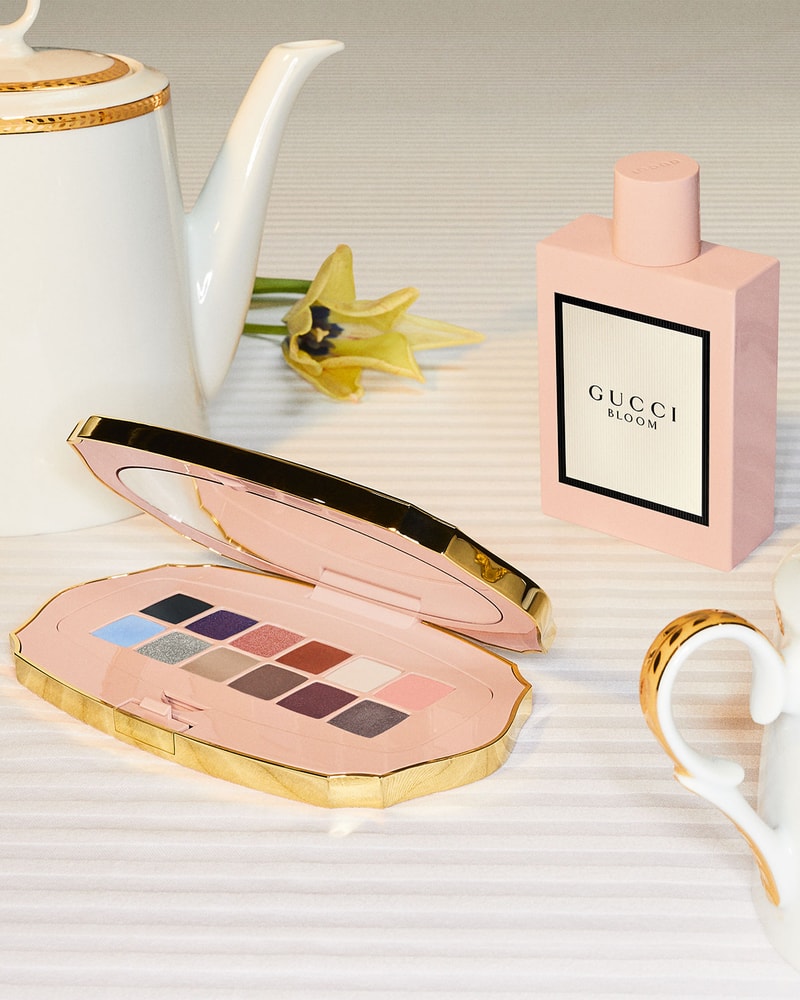 GUCCI BEAUTY PALETTE BEAUTÉ DES YEUX FLORAL Eyeshadow Palette Perfume Bottle Cup