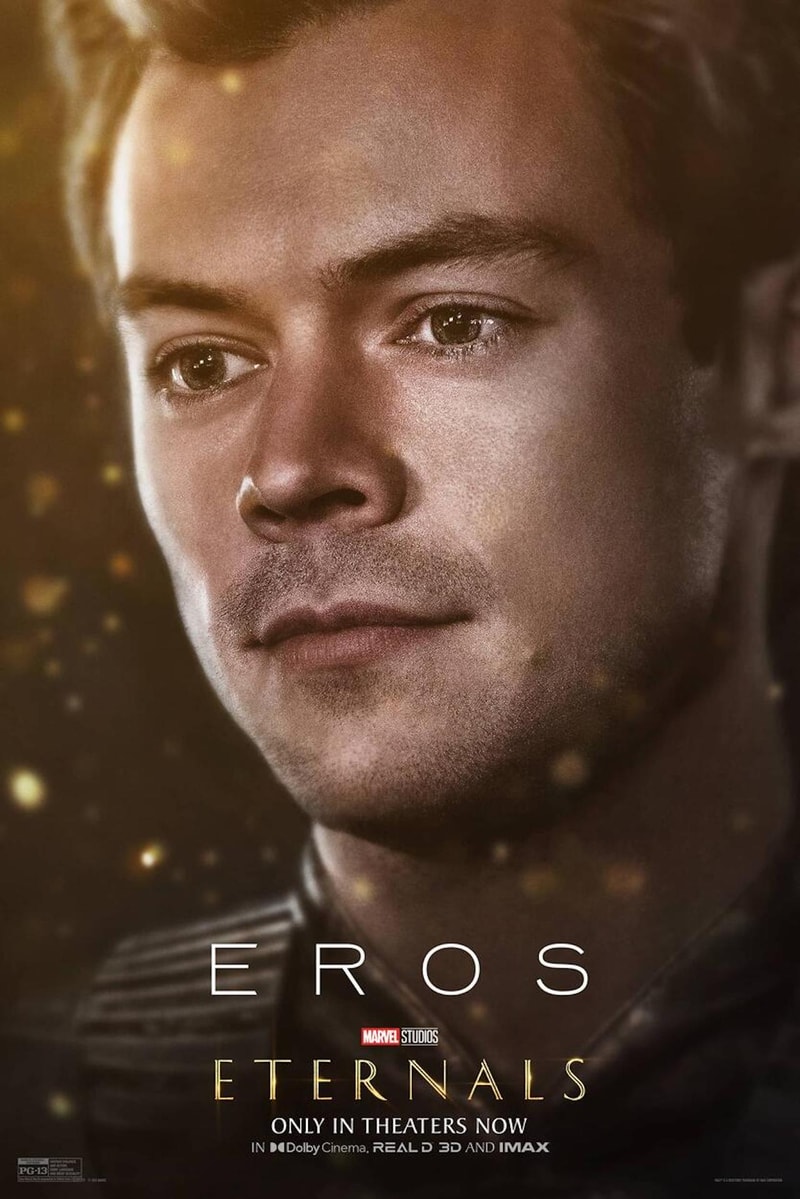harry styles marvel eros character poster
