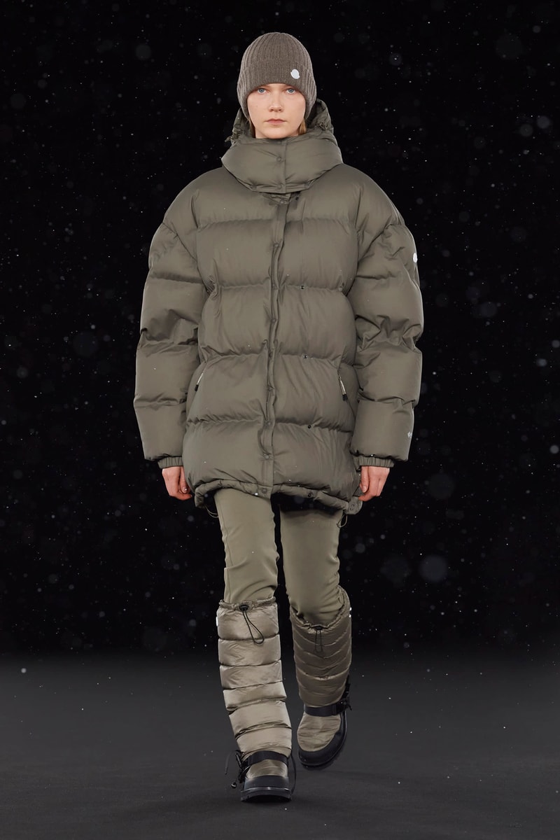 HYKE Moncler Genius MONDOGENIUS Collaboration Puffer Jacket Beanie