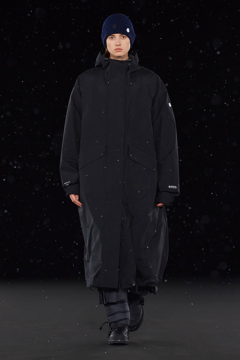 HYKE Moncler Genius MONDOGENIUS Collaboration Outerwear Coat Beanie