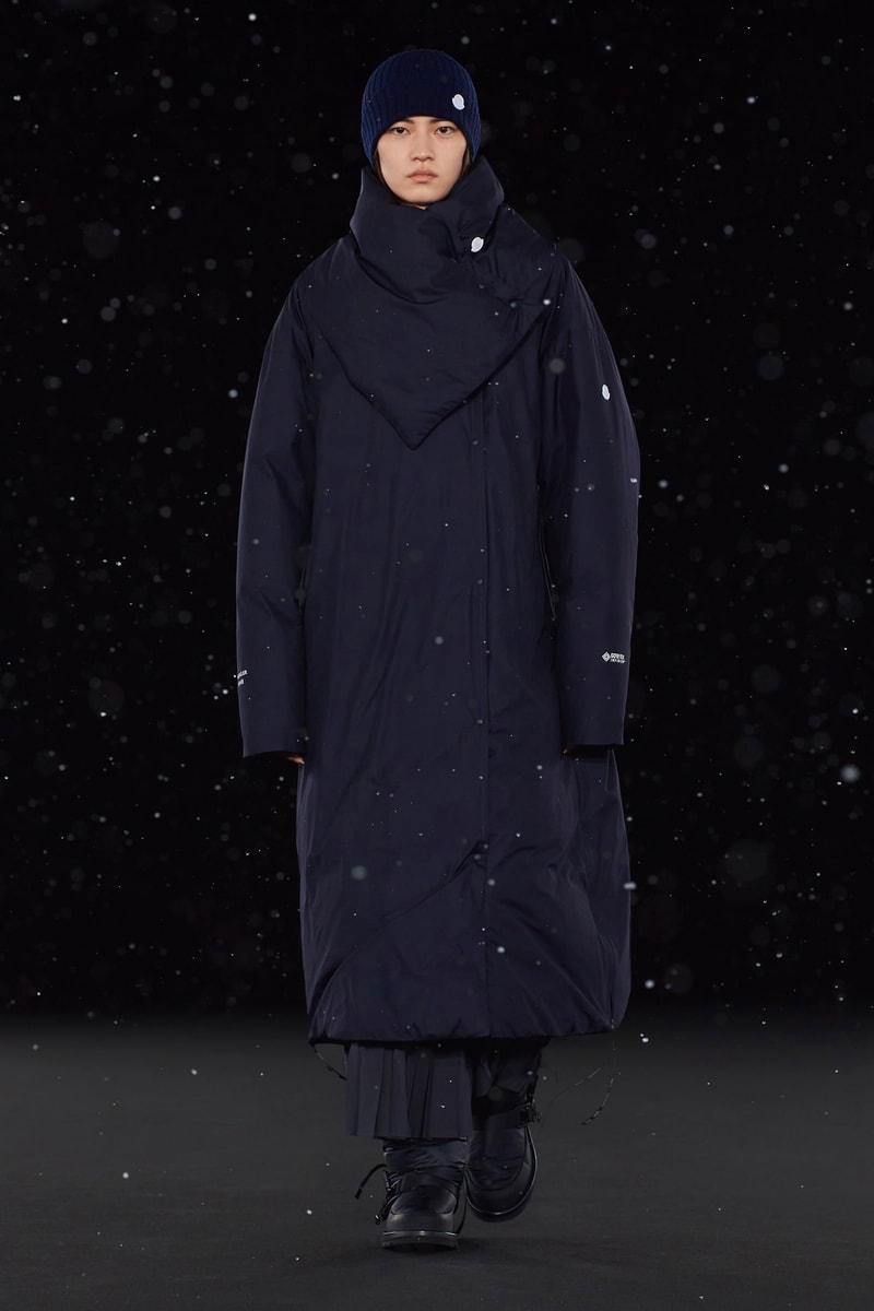 HYKE Moncler Genius MONDOGENIUS Collaboration Scarf Puffer