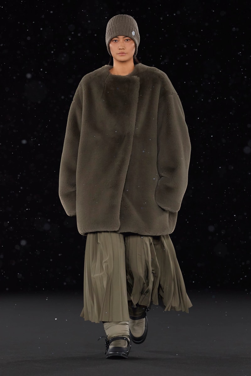 HYKE Moncler Genius MONDOGENIUS Collaboration Pleated Skirt Jacket